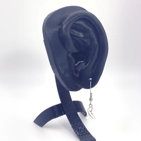 Awareness Ribbon Earrings - Picture 2 of 5